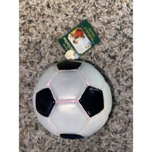 Old World Christmas Glass Blown Ornament, Soccer Ball (#44012) New With Tag